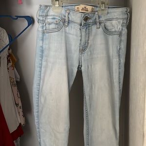 Hollister super skinny light washed jeans